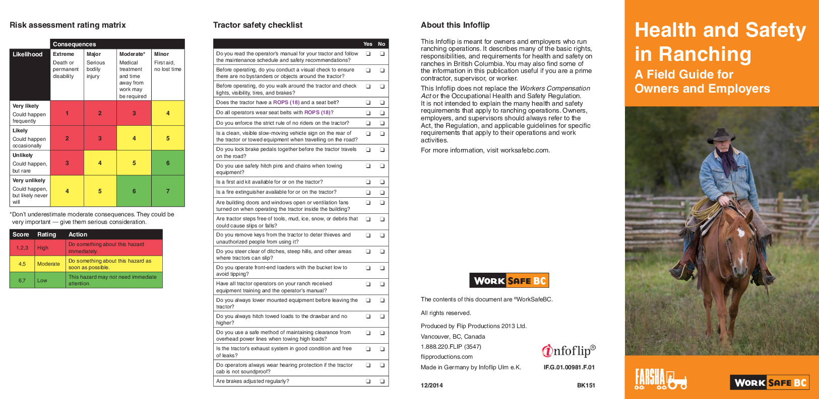 Animal handling WorkSafeBC