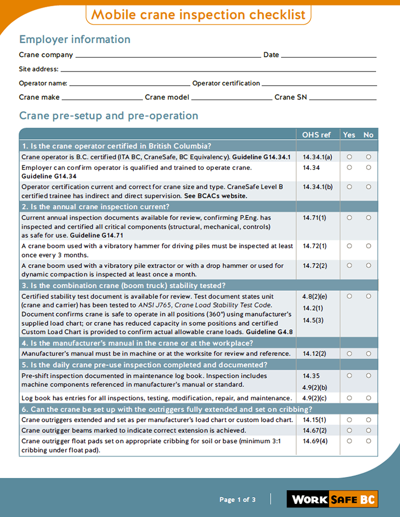 Forms & Resources - WorkSafeBC