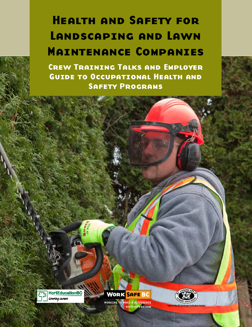 33+ Landscape Safety Manual Pdf New Server