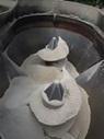 mechanical equipment in a feed mixer