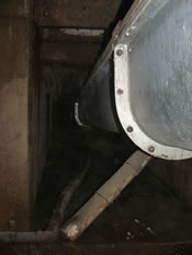 conveyor in a tunnel