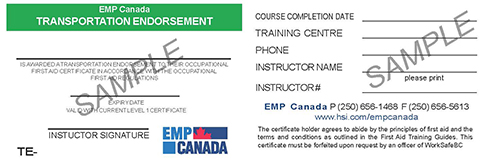 Certificates accepted in B.C. - WorkSafeBC