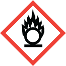 WHMIS pictogram flame over circle