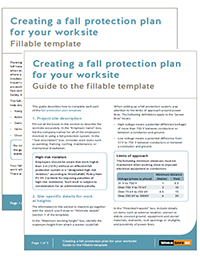 Creating a fall protection plan for your website