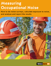 Front cover of publication "Measuring Occupational Noise"