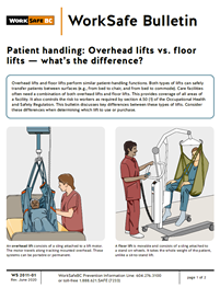 Patient Handling: Overhead lifts vs. floor lifts—what's the difference?