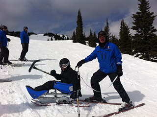 Skiing at Big White