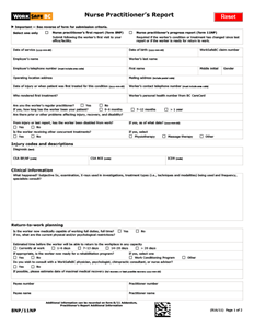 Np Practice Forms Nurse practitioners - WorkSafeBC